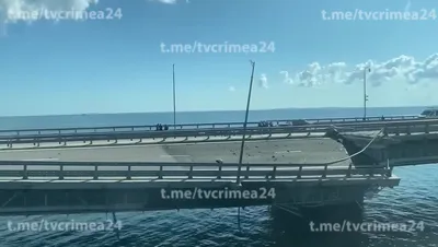 Крымский мост: разрушения и погибшие. Туристов призывают оставаться в  отелях. Движение закрыто IУТРО - YouTube