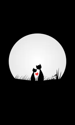 Раскраска Влюбленные коты | Раскраски к Дню Святого Валентина