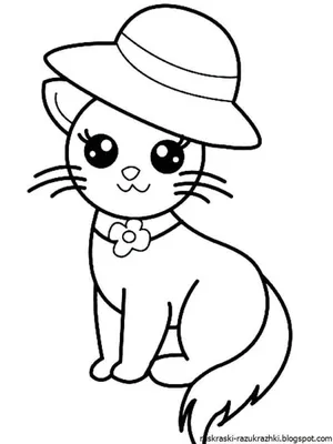 Кот» раскраска для детей - мальчиков и девочек | Скачать, распечатать  бесплатно в формате A4