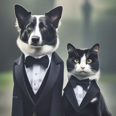Фото Котов и собак вместе: красота в единстве