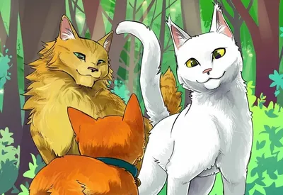 Коты воители арт» — создано в Шедевруме