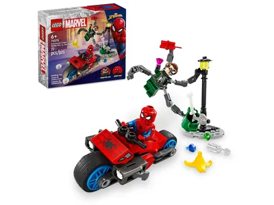 Конструктор LEGO Marvel Spiderman - Человек-паук против Мистерио и его  дрона 76184 купить в Москве | Доставка по России.