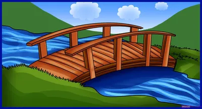 Мост картинка детская