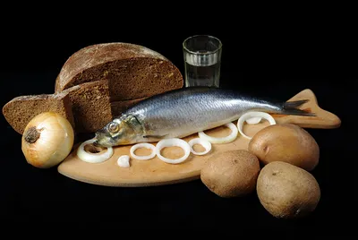 Купить картину Натюрморт с рыбой в Москве от художника Коркодым Владимир