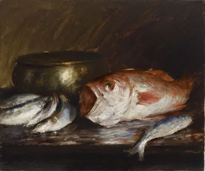 Натюрморт с рыбой (картина) — Роджер Элиот Фрай