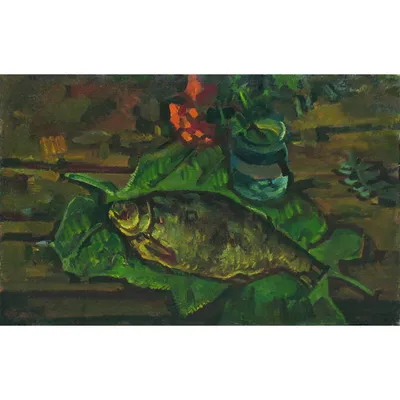 Купить цифровую версию картины: Питер Клас - Натюрморт с рыбой, вином и  хлебом, Лос-Анджелес | Артхив