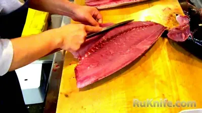 Нож дэба для разделки рыбы Kai Seki Magoroku Kinju AK-1102, нержавеющая  сталь DSR1K6, лезвие 16,5 см. - купить в Москве недорого в  интернет-магазине Купинож