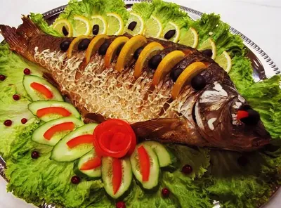 Праздничные блюда из рыбы - 75 photo