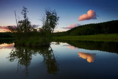 Отражение в воде фото