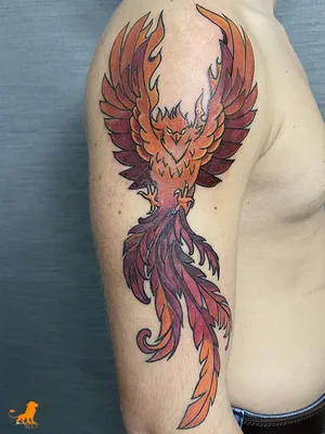 Татуировка птицы Феникс: символика и значение - tattopic.ru