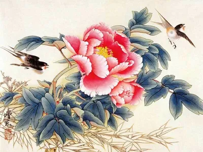 Китайская живопись. Цветы и птицы