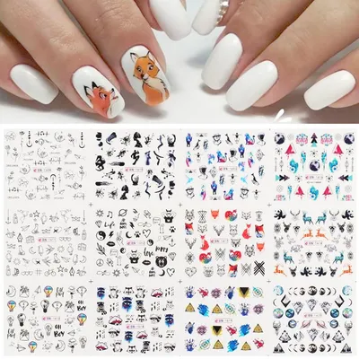 Трафареты для ногтей Животные td114 в интернет-магазине BPW.style