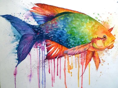 Разноцветные рыбы в красном море …» — создано в Шедевруме