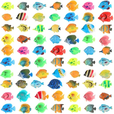 Цветные рыбы | Пикабу