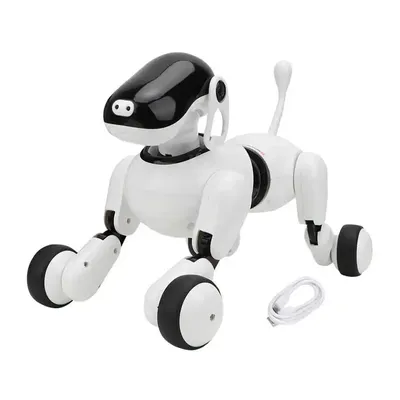 Робот-собака: изображение в стиле киберпанк для обоев