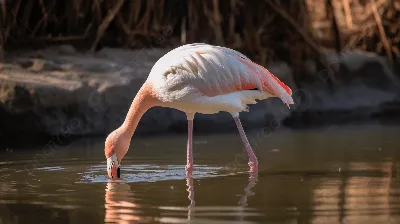 стикер розовые фламинго птицы - TenStickers