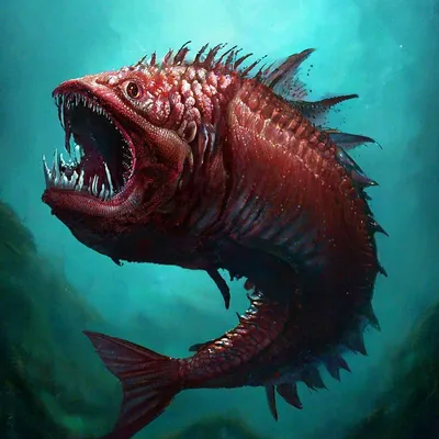 Рыба демон, хищник» — создано в Шедевруме