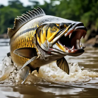Тигровая рыба Голиаф: Африканская мегапиранья, пожирающая крокодилов! |  Poroloshka / Поролошка | Дзен