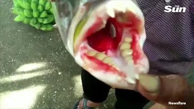 Рыбу с человеческими губами и зубами поймал житель России, фото - Fun |  Сегодня