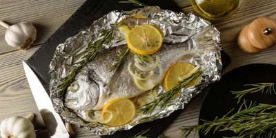 Целая рыба в духовке | Рецепт | Рыба, Кулинария, Ростбиф