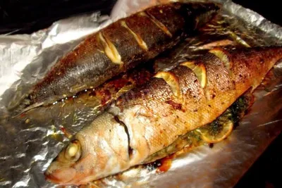 Рыба запеченная в фольге с розмарином | Брускетта | Дзен