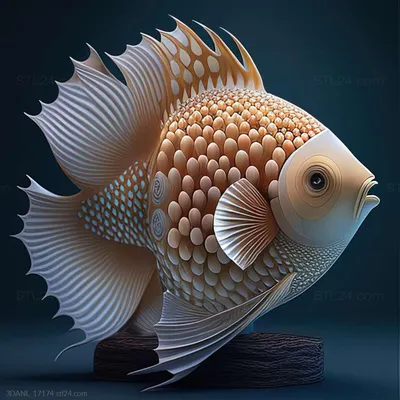 Жемчужная рыба в море» — создано в Шедевруме