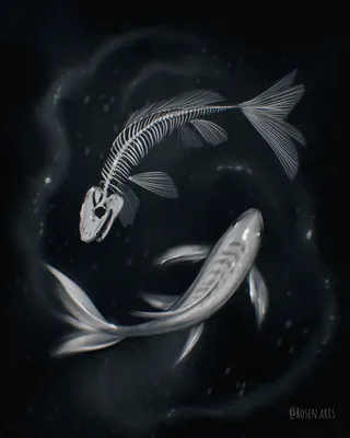 Рыба. Авторский рисунок. Stock Illustration | Adobe Stock