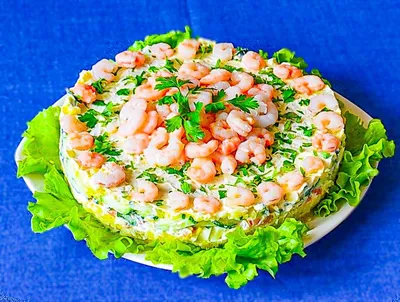Морской салат с рыбой и морепродуктами: рецепт от Шефмаркет!