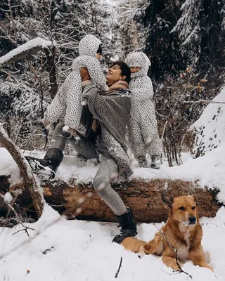 Фотоальбом собачьих клубов: Семьи на снимках с собаками