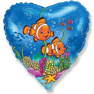СЕРДЦЕ ОЗЕРНОЙ РЫБЫ (LAKE FISH HEART) - красное сердце
