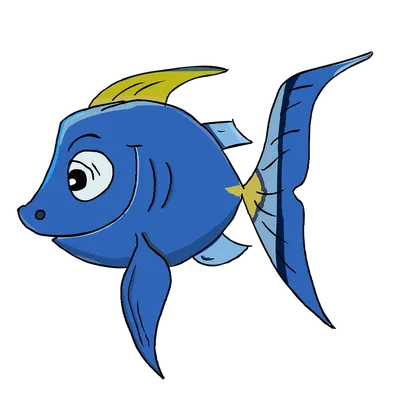 Рыба полосатая синяя купить в Краснодаре: лучшая цена в детском  интернет-магазине DaniLand