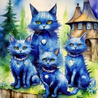 Календарь настенный перекидной Синие коты 2023 год 170 х 170 мм - купить с  доставкой на дом в СберМаркет