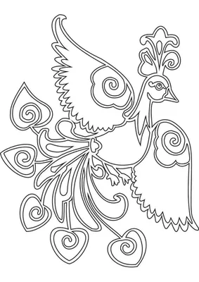 Предпросмотр схемы вышивки «Серия \"Сказочные птицы\", 1» (№814607) - Вышивка  крестом