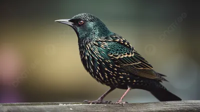 Фотография Обыкновенный скворец (Sturnus vulgaris) Птицы Дагестана |  Фотобанк ГеоФото/GeoPhoto | GetImages Group