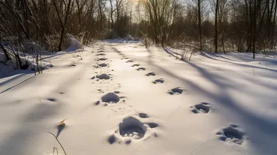 По следам на снегу». Животные Первомайского района | Интерактивное  образование