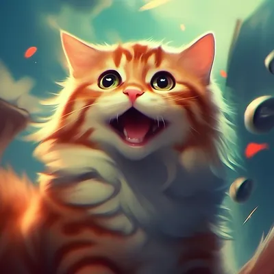 Картина на холсте Смешные коты забавный кот животные (2) 50х70 см - купить  по низкой цене в интернет-магазине OZON (1165573743)