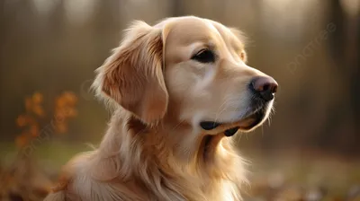Собака голден ретривер – олицетворение преданности и дружелюбия.