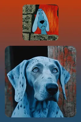 Собака из бременских музыкантов в ультра-высоком разрешении