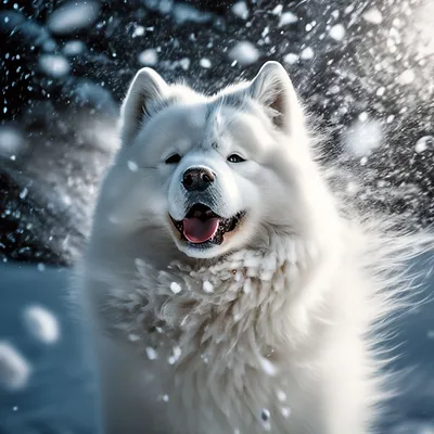Фото собаки из снега: картинки в хорошем качестве