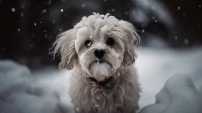 Фото собаки из снега: уникальные картинки для скачивания