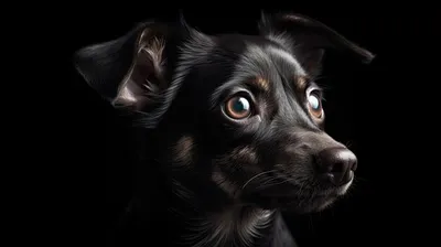 Фото Собака с выпученными глазами в формате jpg: выразительный портрет