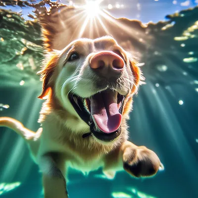 Фото с собаками в воде: яркие и эмоциональные изображения