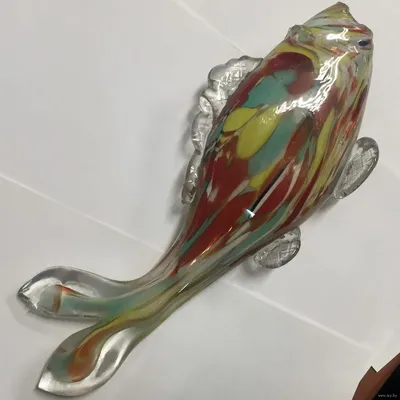 Рыба стеклянная фигурка - Фигурки из стекла рыб