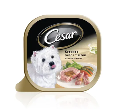 Привлекательные картинки Цезарь корм для собак в форматах png, jpg, webp
