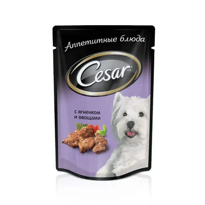 Фотография Цезарь корм для собак для использования в качестве фона