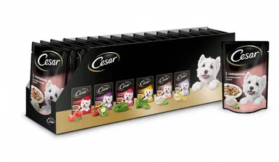 Фотографии Цезарь корм для собак с возможностью выбора формата изображения