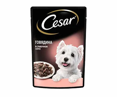Фото Цезарь корм для собак в различных размерах для выбора пользователя