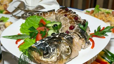 Фаршированная щука. Банкетное блюдо на Новогодний стол | Рыбалка Лучший  отдых | Дзен