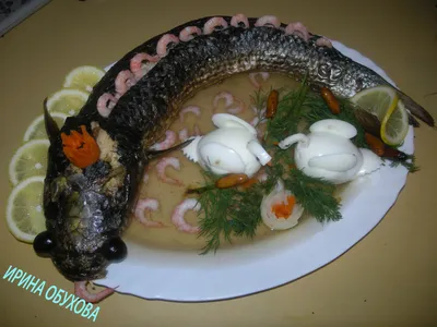 Рыба фаршированная и запеченная - пошаговый рецепт с фото на Повар.ру