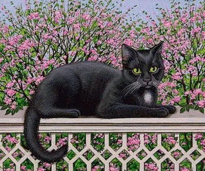 Весенние коты акварелью | Сделай арт | Дзен